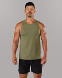 AeroFlex Vault Tank - Tactical Olive - Unmatched Kicks - Alphalete