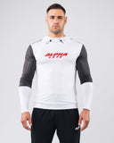 Agility Hoodie - White - Unmatched Kicks - Alphalete