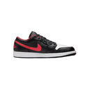 Air Jordan 1 Low "Black Fire Red White / White Toe" - Unmatched Kicks - Jordans