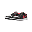 Air Jordan 1 Low "Black Fire Red White / White Toe" - Unmatched Kicks - Jordans