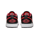 Air Jordan 1 Low "Black Fire Red White / White Toe" - Unmatched Kicks - Jordans