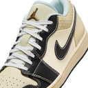 Air Jordan 1 Low Se Coconut Milk Black Muslin - Unmatched Kicks - Sneakers
