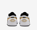 Air Jordan 1 Low White Black Metallic Gold Swoosh Sale - Unmatched Kicks - Sneakers