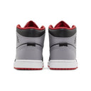 Air Jordan 1 Mid 'Bred Shadow /Grey Fire Red - Unmatched Kicks - Jordans