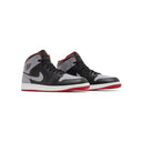 Air Jordan 1 Mid 'Bred Shadow /Grey Fire Red - Unmatched Kicks - Jordans