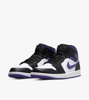 Air Jordan 1 Mid Metallic Court Purple Sale - Unmatched Kicks - 