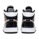 Air Jordan 1 Mid Patent SE 'Black Gold' Sale - Unmatched Kicks - 