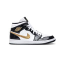 Air Jordan 1 Mid Patent SE 'Black Gold' Sale - Unmatched Kicks - 