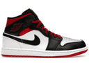 Air Jordan 1 Mid Sneakers White / Gym Red / Black Sale - Unmatched Kicks - Sneakers