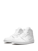 Air Jordan 1 Mid Triple White - Unmatched Kicks - Sneakers