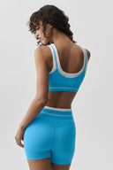 Airbrush Better Together Bra Azure Blue/White - Unmatched Kicks-ALO