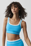 Airbrush Better Together Bra Azure Blue/White - Unmatched Kicks-ALO