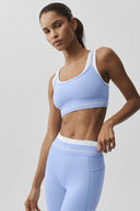 Airbrush Better Together Bra Light Provence Blue/White - Unmatched Kicks-ALO