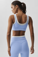 Airbrush Better Together Bra Light Provence Blue/White - Unmatched Kicks-ALO