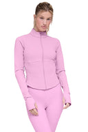 Airbrush Corset Full Zip Jacket Candy Heart Pink - Unmatched Kicks - ALO