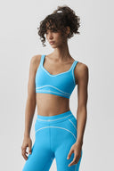 Airbrush Heart Throb Bra Airbrush Heart Throb Bra Azure Blue/White - Unmatched Kicks-ALO