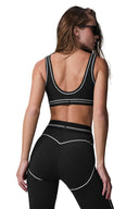 Airbrush Heart Throb Bra Black/White - Unmatched Kicks - ALO