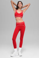 Airbrush Heart Throb Bra - Bright Red/White - Unmatched Kicks - ALO
