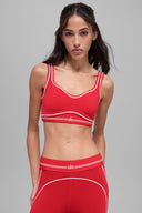 Airbrush Heart Throb Bra - Bright Red/White - Unmatched Kicks - ALO