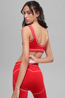 Airbrush Heart Throb Bra - Bright Red/White - Unmatched Kicks - ALO