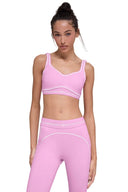 Airbrush Heart Throb Bra - Candy Heart Pink/White - Unmatched Kicks - ALO