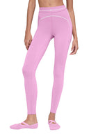 Airbrush High - Waist 7/8 Heart Throb Legging - Candy Heart Pink/White - Unmatched Kicks - ALO