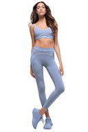 Airbrush High - Waist 7/8 Heart Throb Legging Winter Frost/White - Unmatched Kicks - ALO