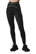 Airbrush High - Waist Heart Throb Legging Black/White - Unmatched Kicks - ALO