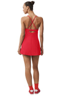 Airbrush Splendor Dress - Bright Red - Unmatched Kicks - ALO