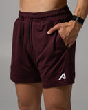 AirFlex Mesh Short - Merlot - Unmatched Kicks - Alphalete