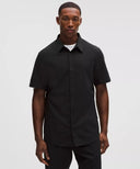Airing Easy Short-Sleeve Shirt Black - Unmatched Kicks-LULULEMON