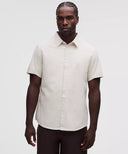 Airing Easy Short-Sleeve Shirt Grid Drift White Multi - Unmatched Kicks-LULULEMON