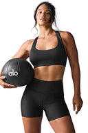 Airlift Advantage Racerback Bra Black - Unmatched Kicks - ALO