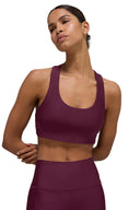 Airlift Advantage Racerback Bra Burgundy - Unmatched Kicks - ALO