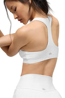 Airlift Advantage Racerback Bra White - Unmatched Kicks - ALO