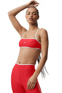 Airlift Charger Bra - Bright Red/White - Unmatched Kicks - ALO