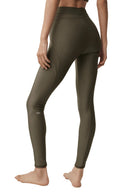 Airlift High - Waist Evolve Legging - Olive Tree - Unmatched Kicks - ALO