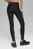 Airlift High - Waist Love Language Stirrup Legging Black - Unmatched Kicks - ALO