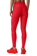 Airlift High - Waist Sleek Legging - Bright Red - Unmatched Kicks - ALO