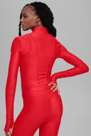 Airlift Ignite Zip Up Jacket - Bright Red - Unmatched Kicks - ALO