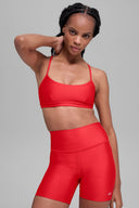 Airlift Intrigue Bra - Bright Red - Unmatched Kicks - ALO