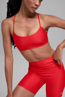 Airlift Intrigue Bra - Bright Red - Unmatched Kicks - ALO