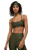 Airlift Intrigue Bra Green Olive - Unmatched Kicks - ALO