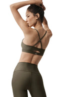 Airlift Intrigue Bra - Olive Tree - Unmatched Kicks - ALO
