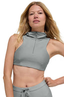 Airlift Light Speed Hooded Bra Lunar Grey - Unmatched Kicks - ALO