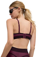 Airlift Line Up Bra Burgundy - Unmatched Kicks - ALO