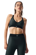 Airlift Line Up Bra Charcoal Green - Unmatched Kicks - ALO