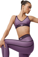 Airlift Line Up Bra - Plum Kiss - Unmatched Kicks - ALO