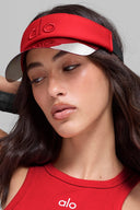 Airlift Solar Visor - Bright Red - Unmatched Kicks - alo