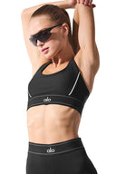 Airlift Suit Up Bra Black/White - Unmatched Kicks - ALO